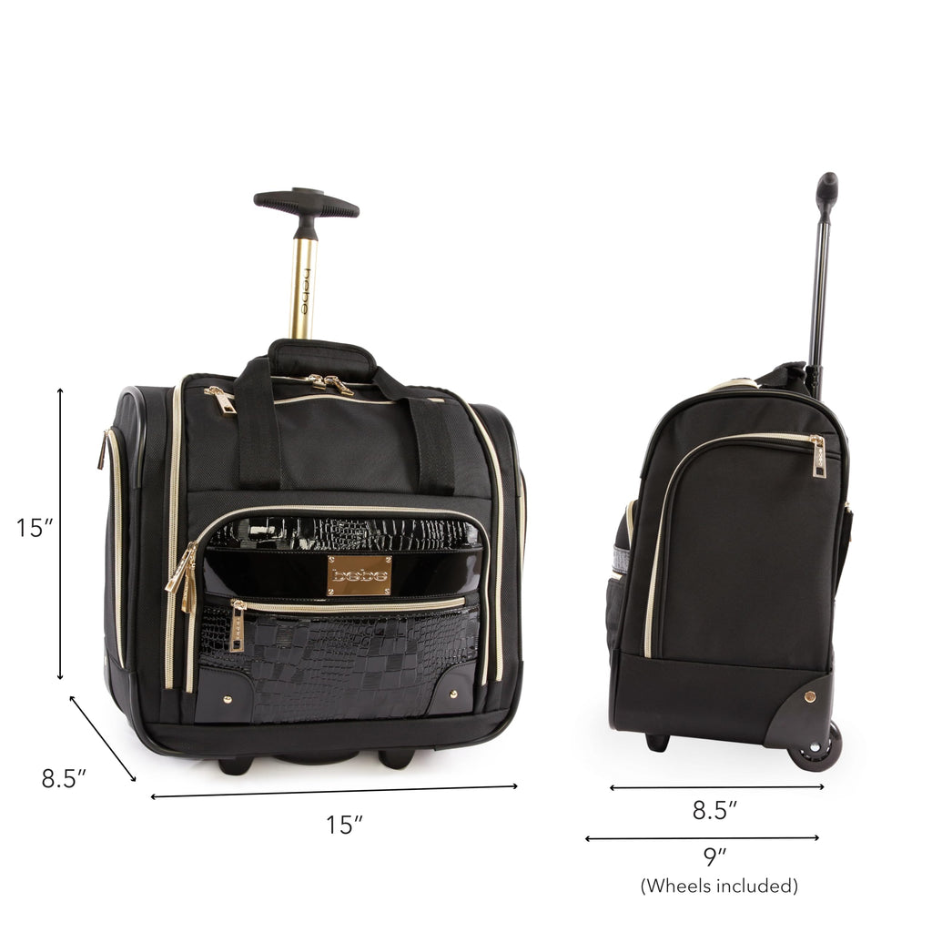 Croc Black Wheeled Under The Seat Carry On Bag H530742