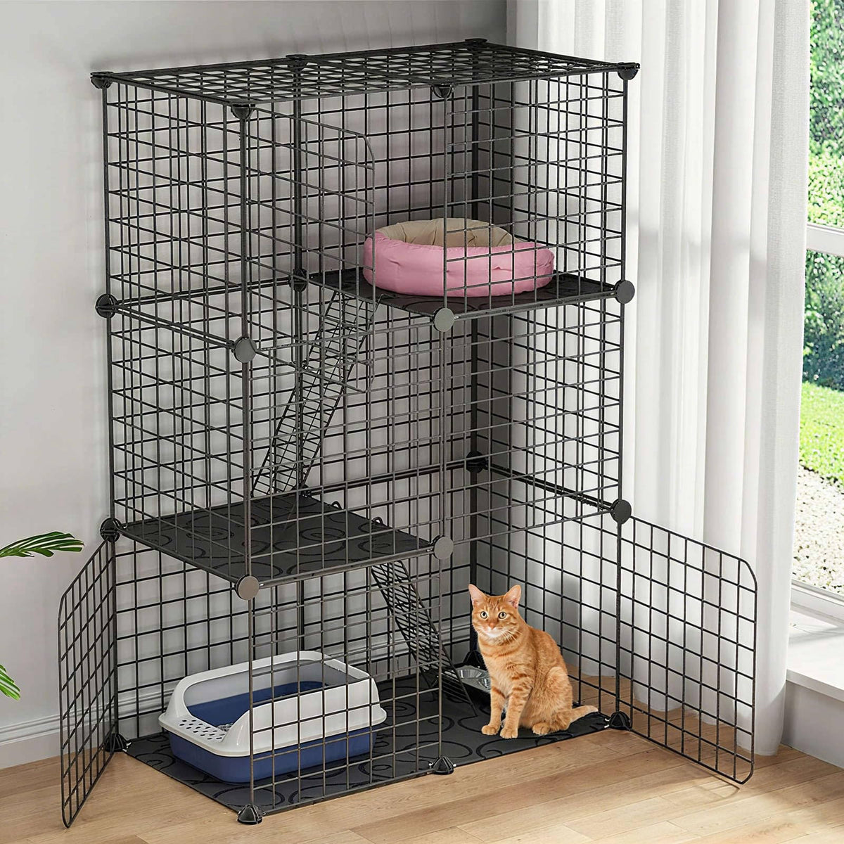3-Tier Cat Cage E59486