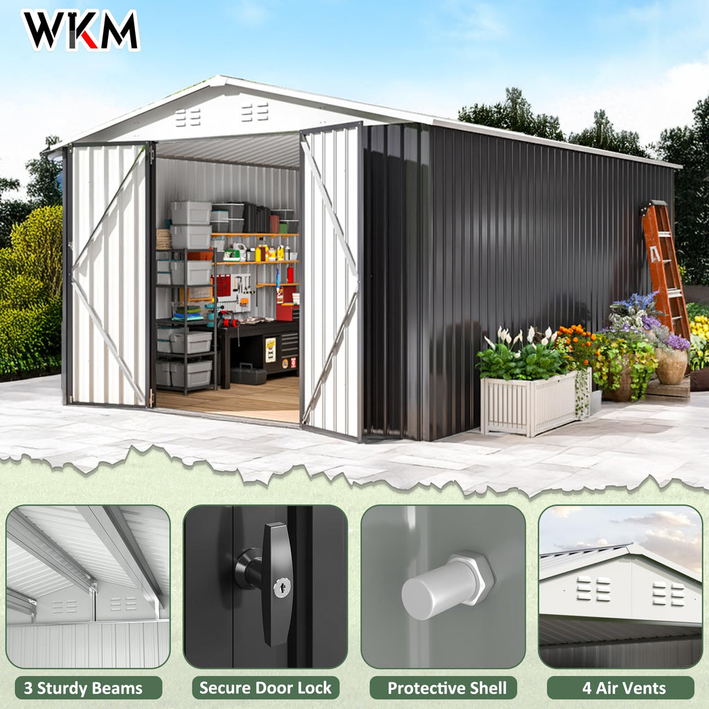 10x14 FT Outdoor Storage Shed H10153