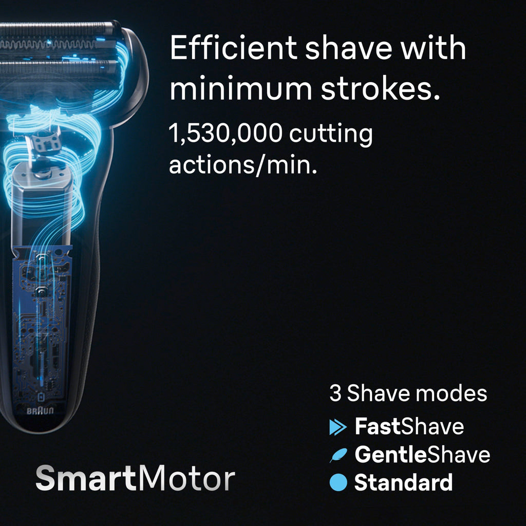 Electric Wet & Dry Foil Shaver with Travel Case W2320