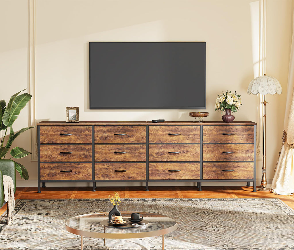 70 Inch 12 Fabric Drawer Dresser A675945