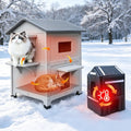 Insulated Outdoor Cat House W2432