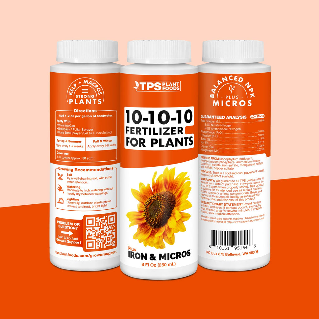 Balanced Liquid 10-10-10 Fertilizer 8 oz S41788