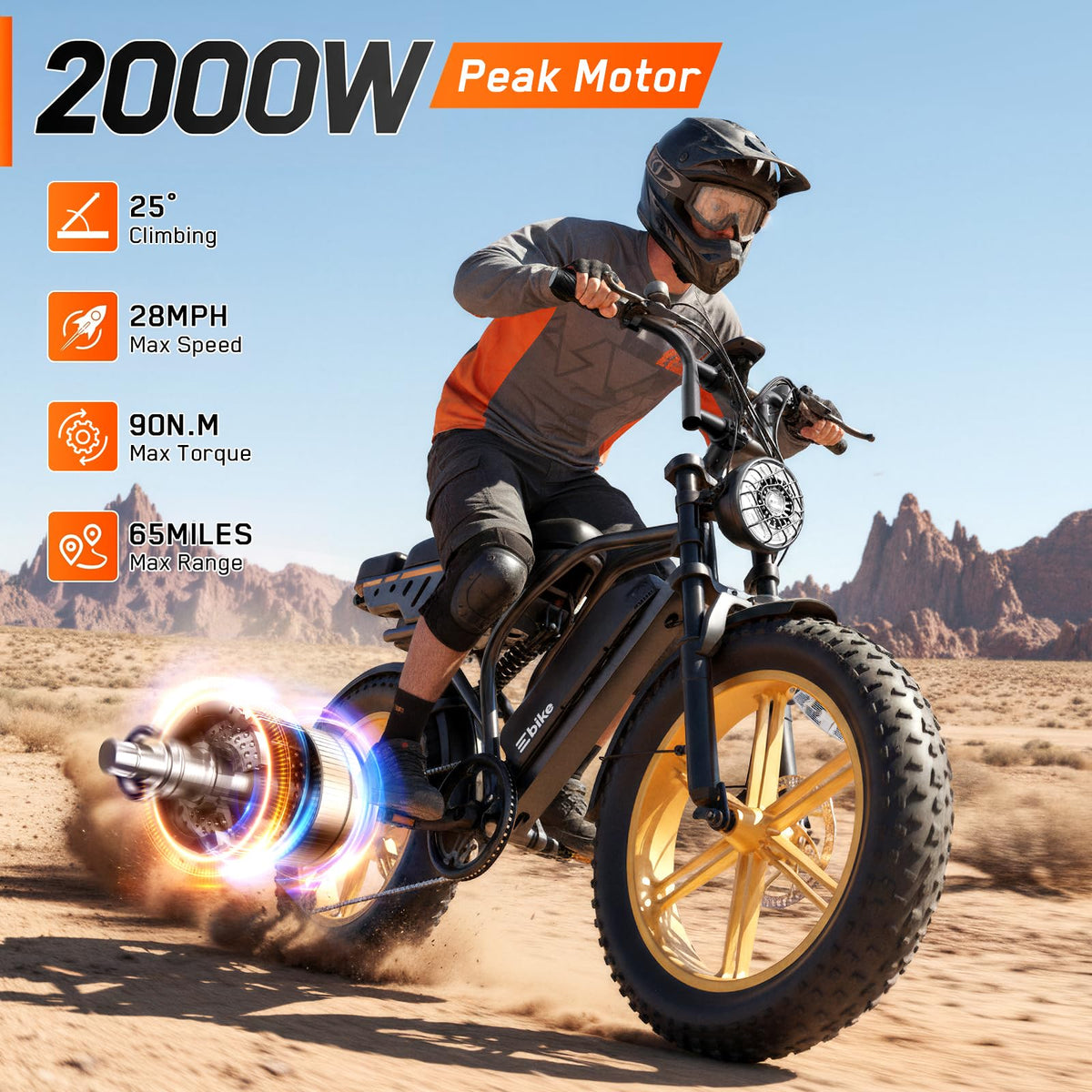 Electric Bike 48V Removable Battery O470587