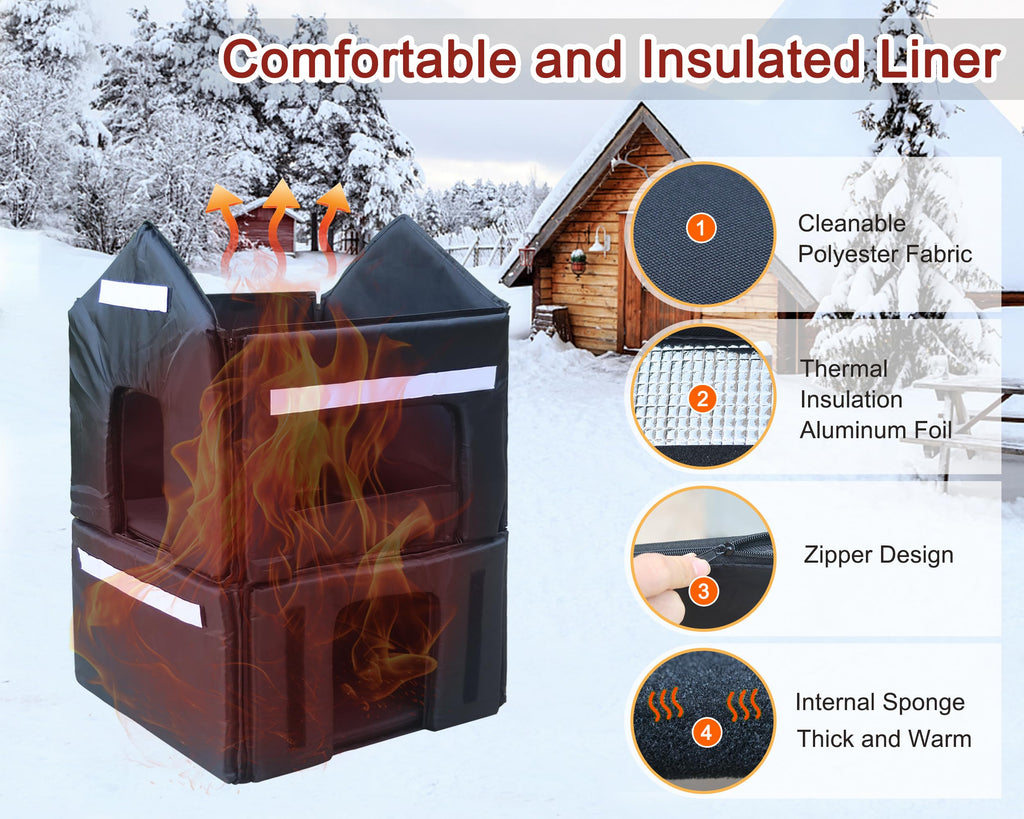 Insulated Outdoor Cat House W2432