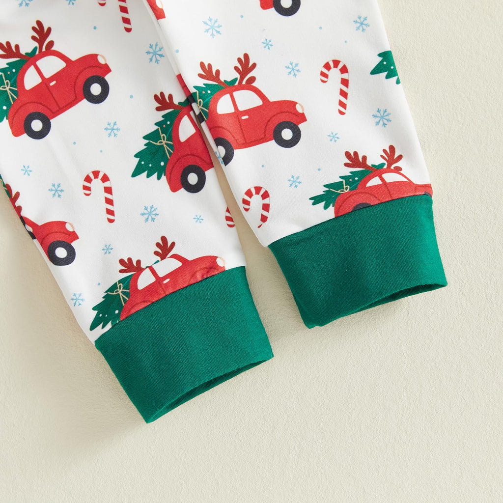 My First Christmas Baby Boy Outfit Romper Pants Hat Q76850