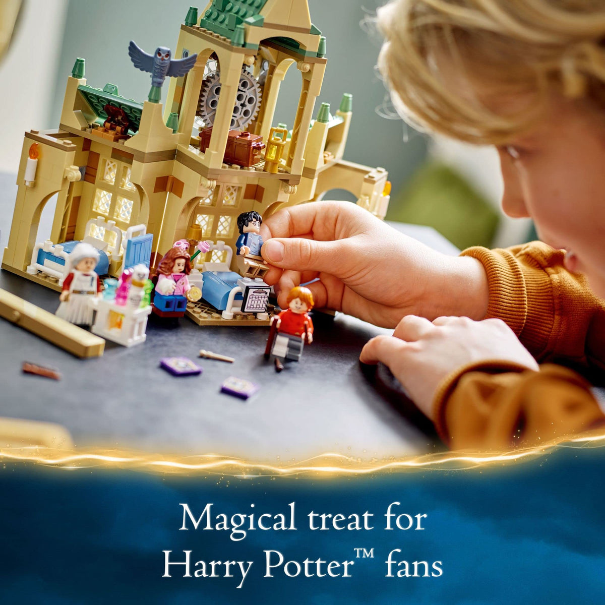 Building Toy Castle Kit with Clock Tower D20684