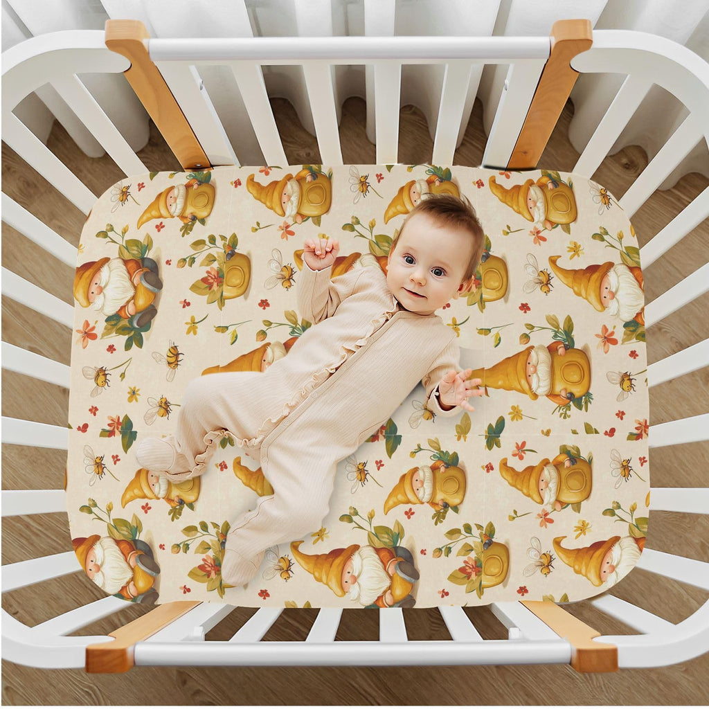 Soft Breathable Microfiber Crib Sheet D328