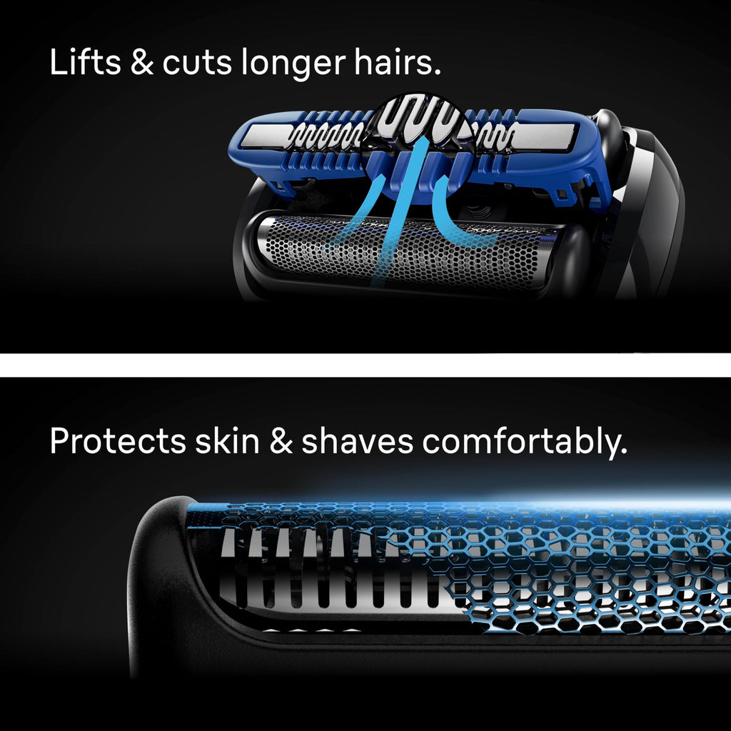 Electric Wet & Dry Foil Shaver with Travel Case W2320