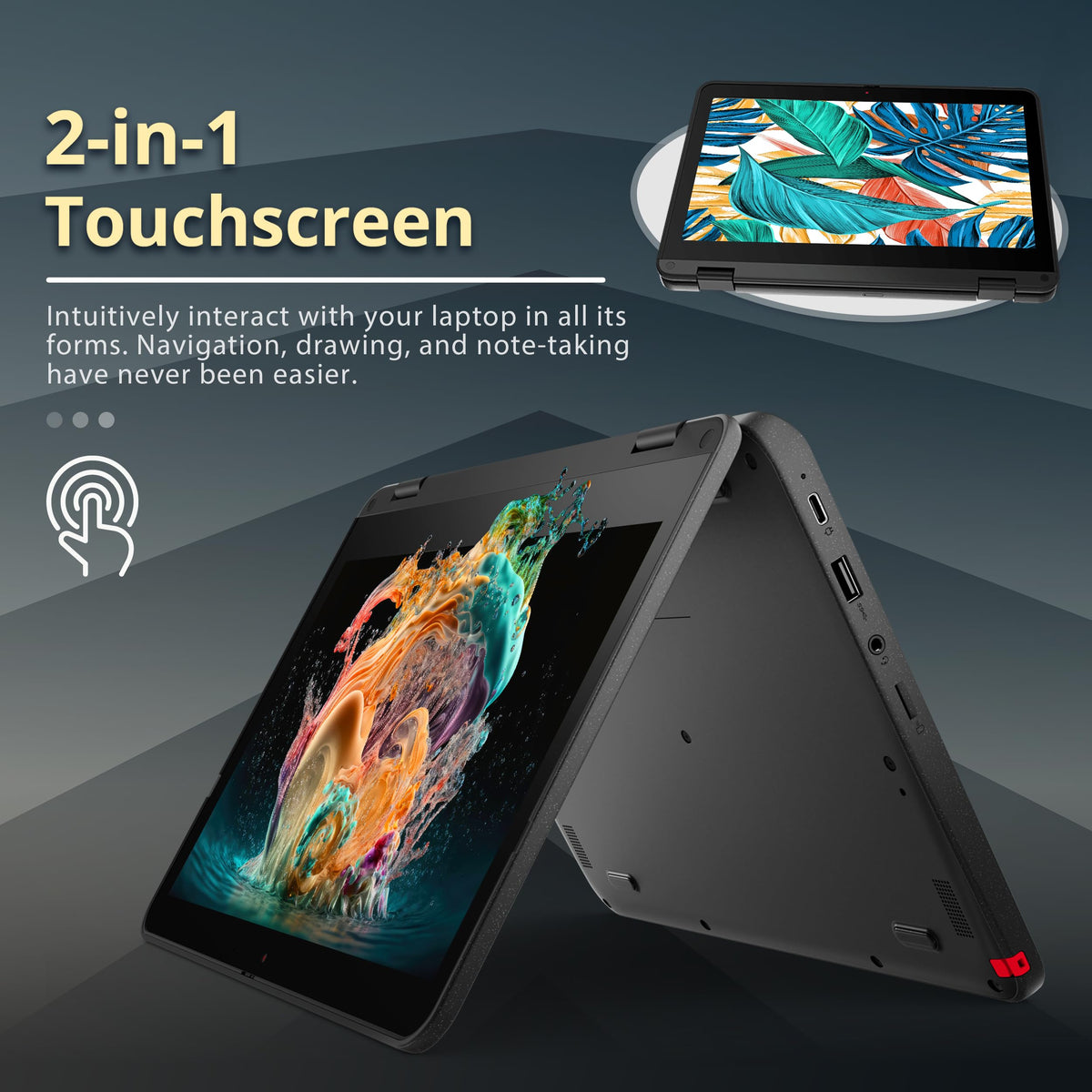 11.6" 2-in-1 Touchscreen Chromebook F27171