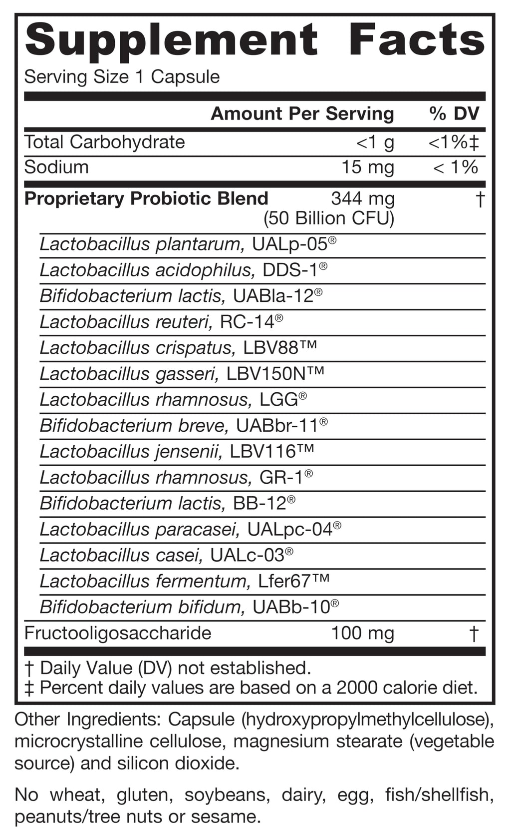 30 Capsules Probiotic O154574