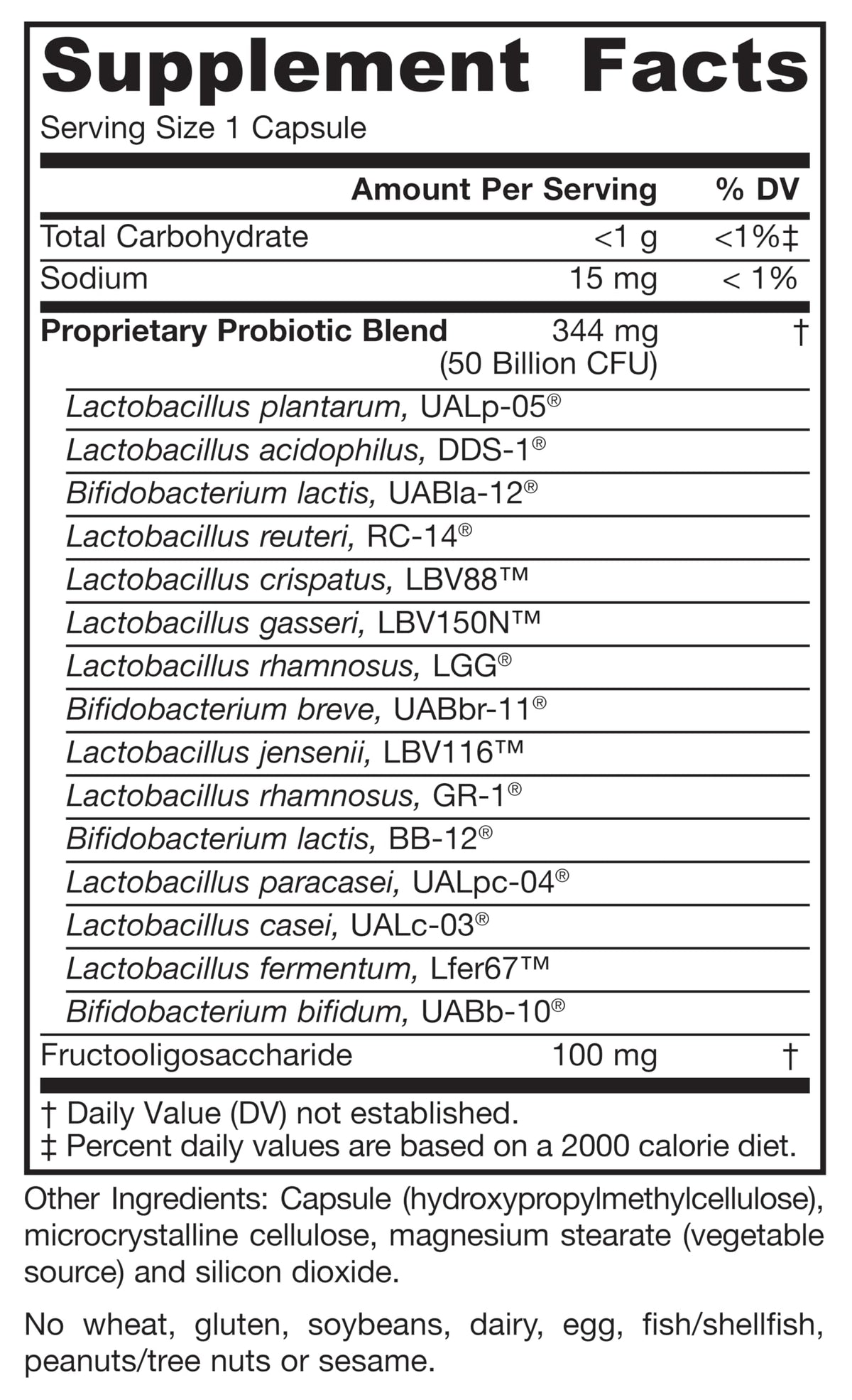 30 Capsules Probiotic O154574