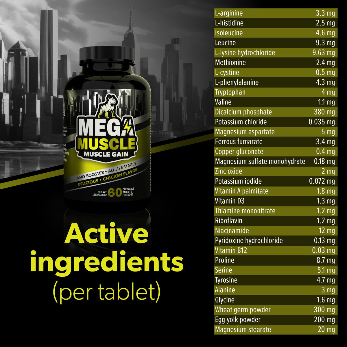 Chicken Flavor Dog Supplement I522