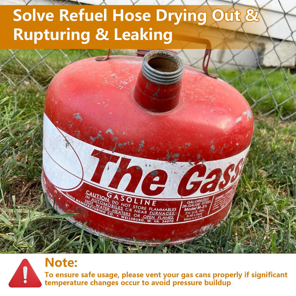 Gas Can Spout with Rubber Stopper P283
