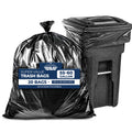 55 Gallon 20 Black Heavy Duty Trash Bags P569824