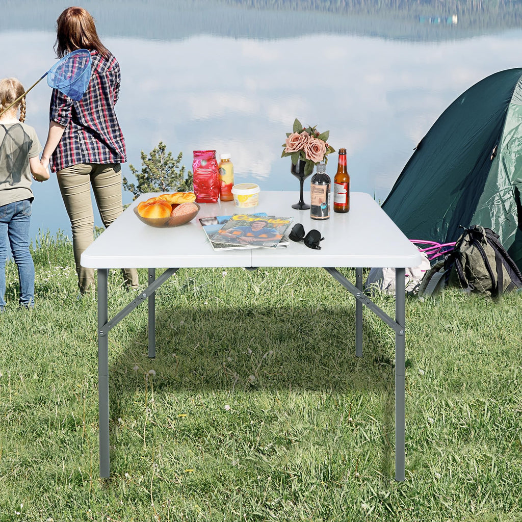 White Square Folding Card Table W925865
