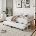 White Twin Daybed with Trundle A336590