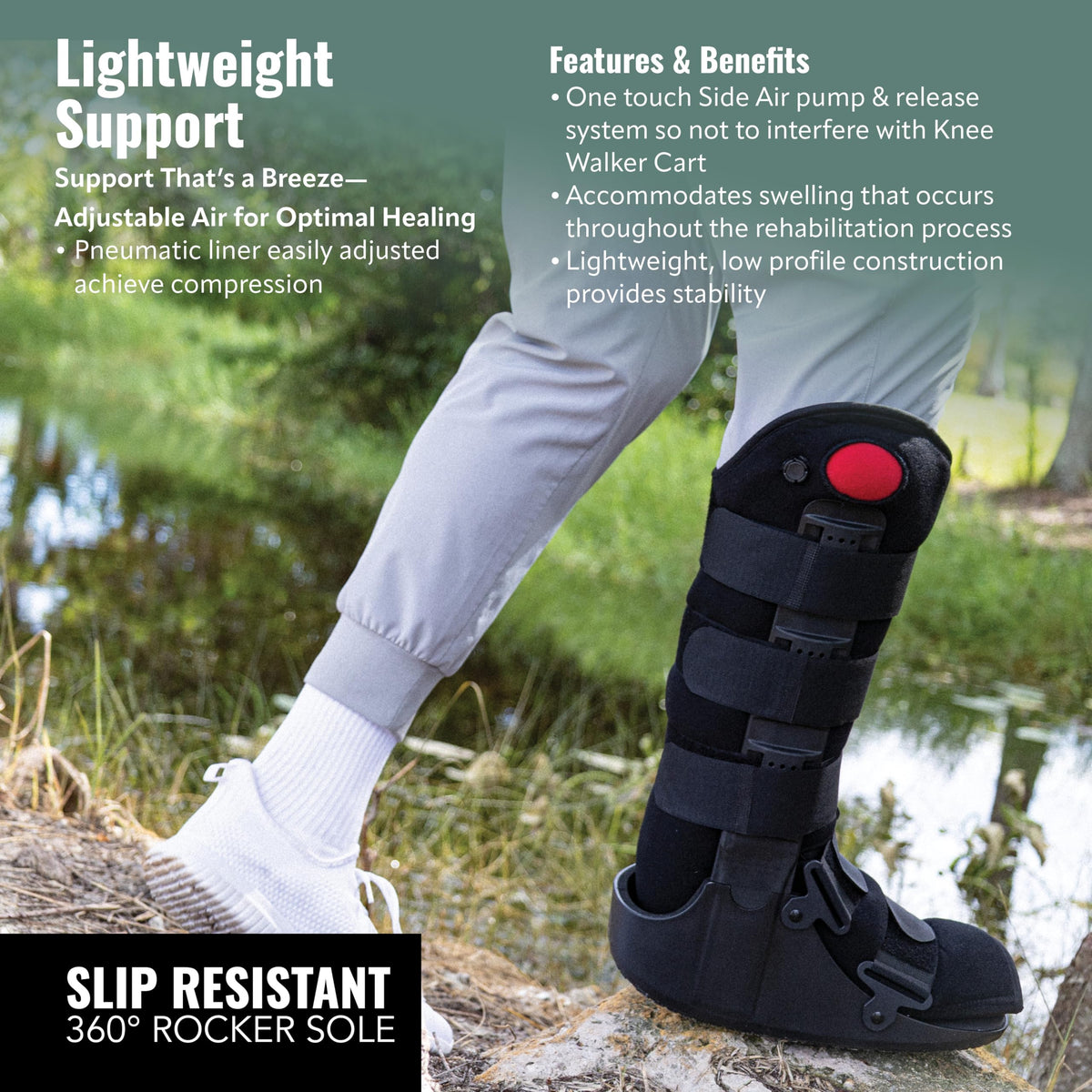 Fracture Boot Ankle Brace Large G729
