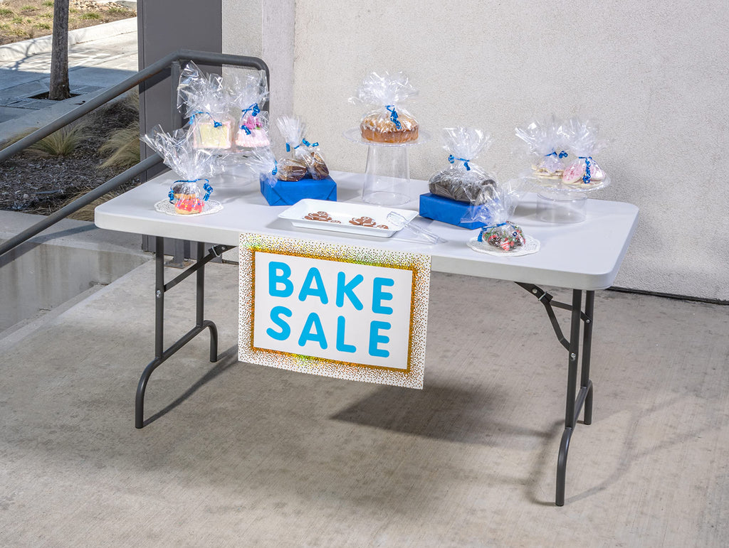 Commercial Folding Table 5 ft Platinum Granite I17895
