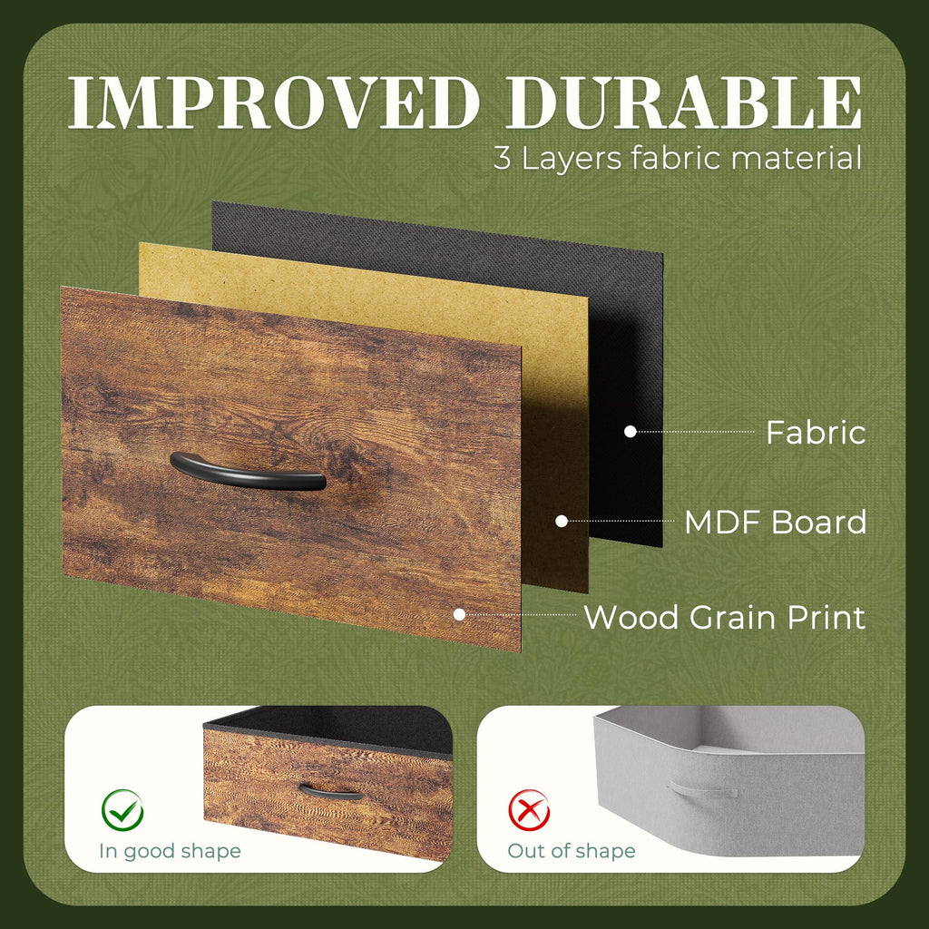 70 Inch 12 Fabric Drawer Dresser A675945